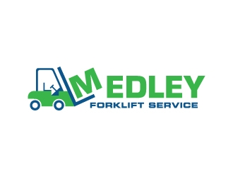 Medley Forklift Service logo design by zakdesign700