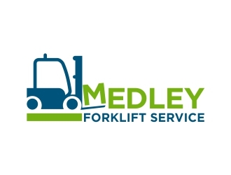 Medley Forklift Service logo design by dibyo