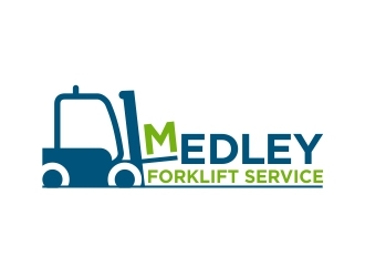 Medley Forklift Service logo design by dibyo