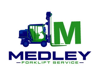 Medley Forklift Service logo design by AYATA