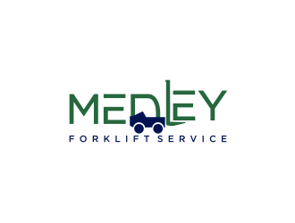 Medley Forklift Service logo design by Barkah