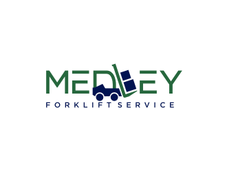 Medley Forklift Service logo design by Barkah