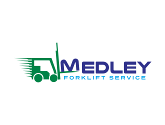 Medley Forklift Service logo design by AisRafa
