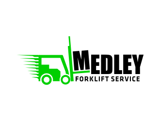 Medley Forklift Service logo design by AisRafa