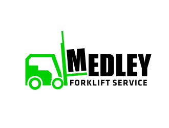 Medley Forklift Service logo design by AisRafa