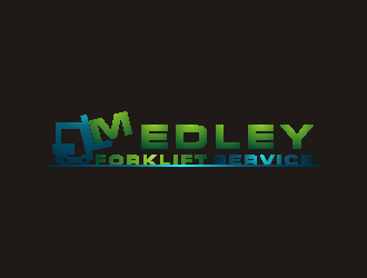 Medley Forklift Service logo design by febri