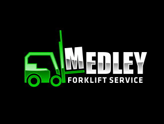 Medley Forklift Service logo design by AisRafa