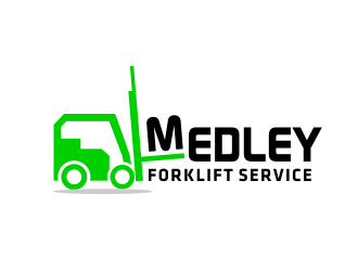 Medley Forklift Service logo design by AisRafa