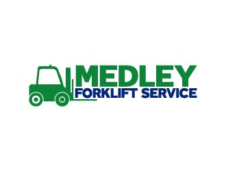 Medley Forklift Service logo design by aryamaity