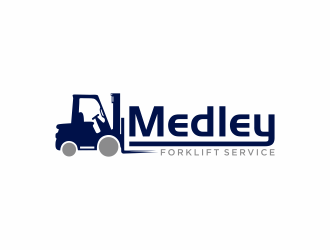 Medley Forklift Service logo design by checx