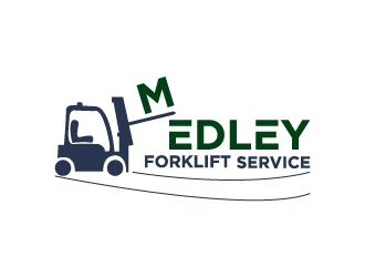 Medley Forklift Service logo design by twomindz