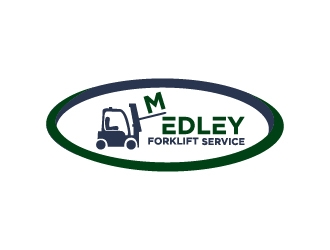 Medley Forklift Service logo design by twomindz