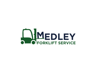 Medley Forklift Service logo design by sodimejo