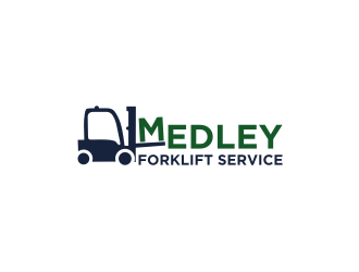 Medley Forklift Service logo design by sodimejo