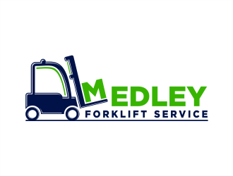 Medley Forklift Service logo design by evdesign