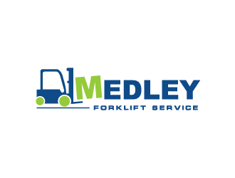 Medley Forklift Service logo design by tukangngaret
