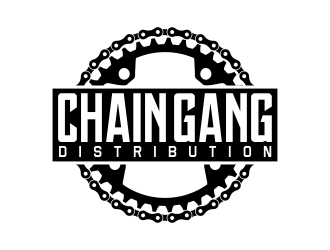 chain gang distribution logo design by beejo