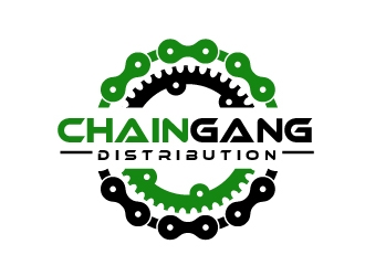 chain gang distribution logo design by shravya