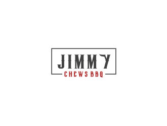 Jimmy Chews BBQ logo design by bricton