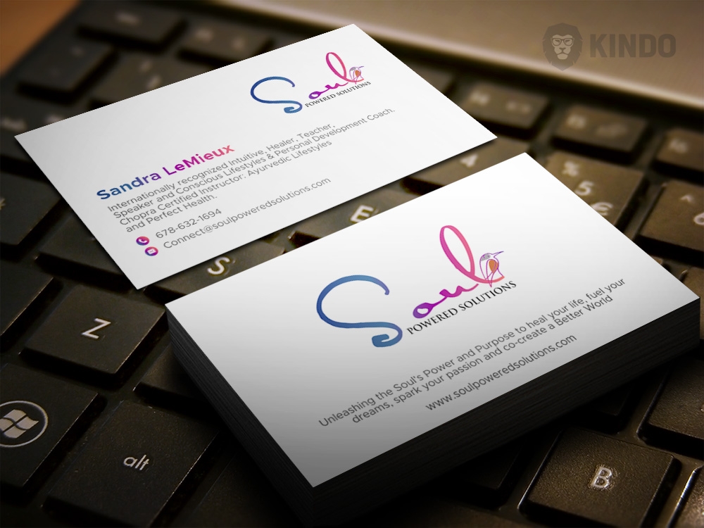 Soul Powered Solutions      logo design by Kindo