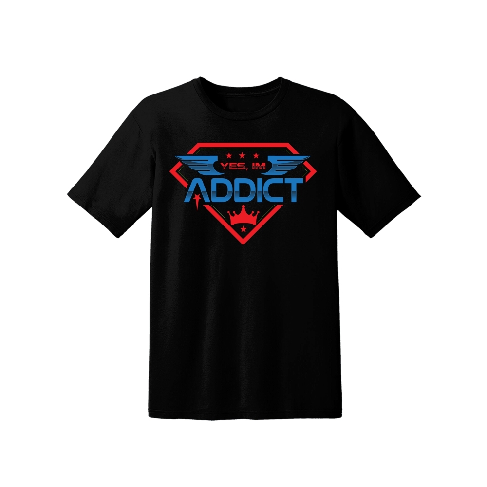 YES, IM ADDICT logo design by careem