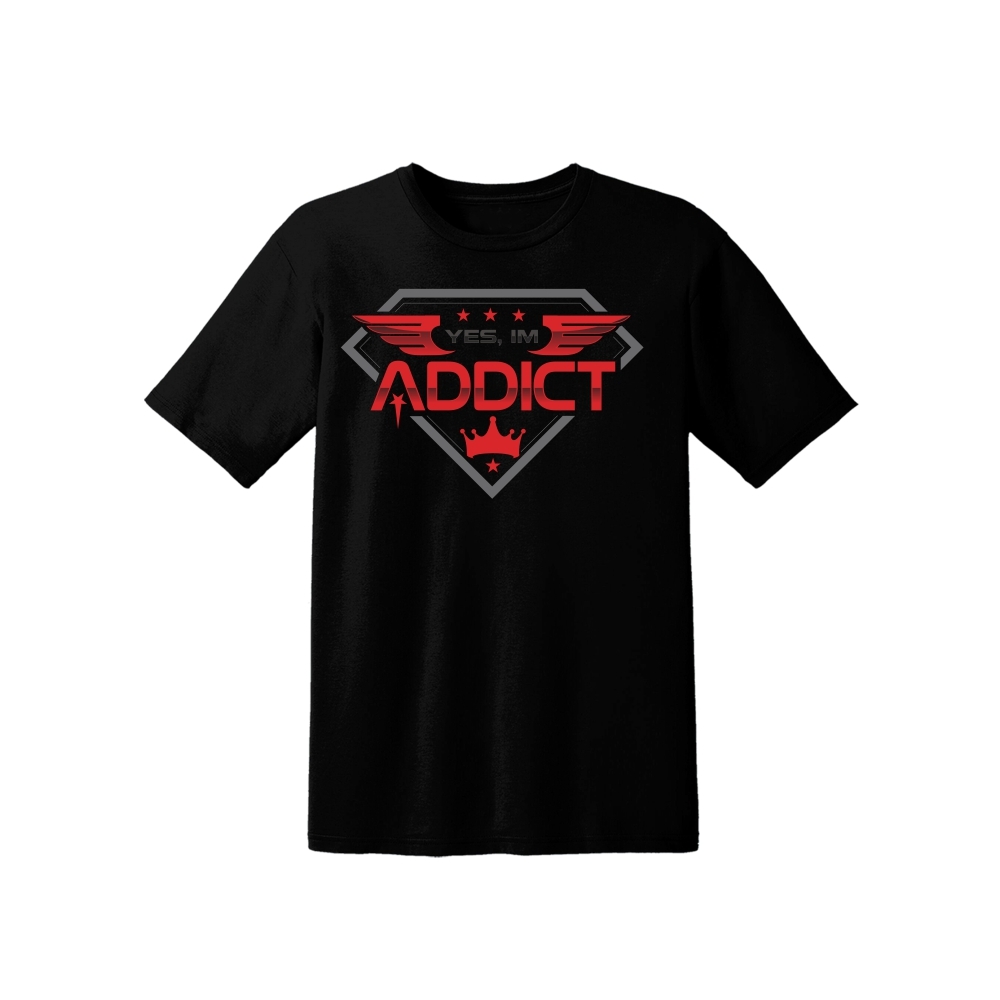 YES, IM ADDICT logo design by careem