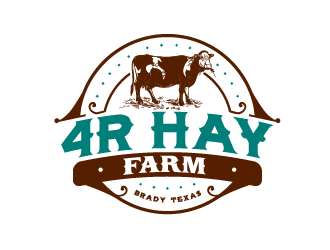 4R Hay Farm logo design by Ultimatum
