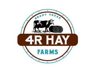 4R Hay Farm logo design by Ultimatum