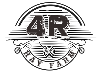 4R Hay Farm logo design by bosbejo