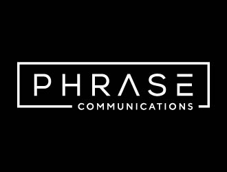 Phrase Communications logo design by maserik