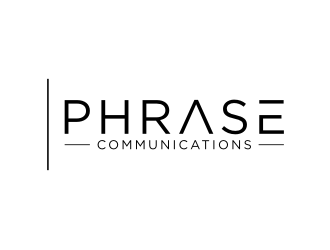 Phrase Communications logo design by johana