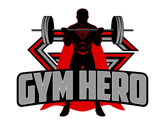 Gym Hero logo design by beejo