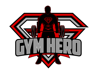 Gym Hero logo design by beejo