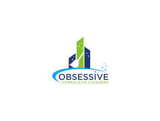 Obsessive Compulsive Cleaners  logo design by Franky.