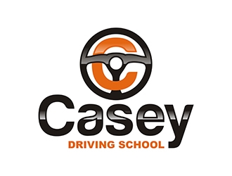 Casey Driving School logo design by gitzart