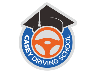 Casey Driving School logo design by YONK