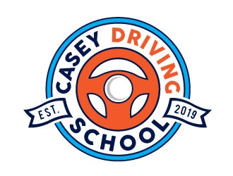 Casey Driving School logo design by Conception