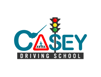 Casey Driving School logo design by bluespix