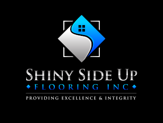 Shiny Side Up Flooring Inc logo design by BeDesign