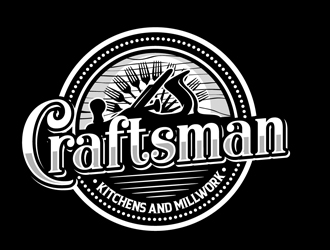 Craftsman Kitchens and Millwork  logo design by DreamLogoDesign