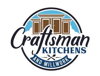 Craftsman Kitchens and Millwork  logo design by DreamLogoDesign