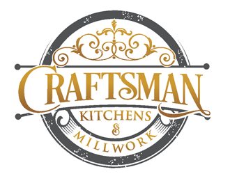 Craftsman Kitchens and Millwork  logo design by coco