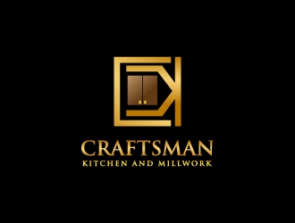 Craftsman Kitchens and Millwork  logo design by Cyds