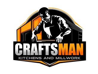 Craftsman Kitchens and Millwork  logo design by veron