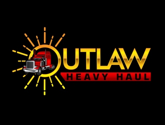 Outlaw Heavy Haul logo design by DreamLogoDesign