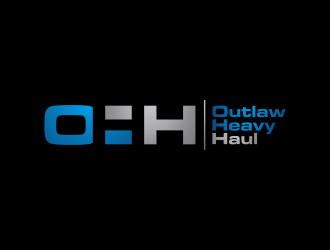 Outlaw Heavy Haul logo design by BlessedArt