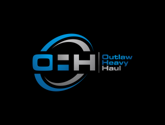 Outlaw Heavy Haul logo design by BlessedArt