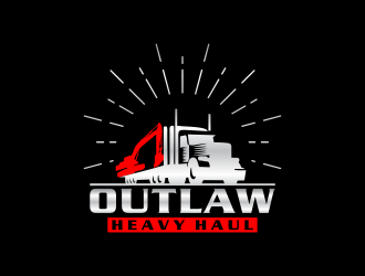 Outlaw Heavy Haul logo design by Garmos