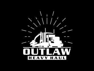 Outlaw Heavy Haul logo design by Garmos