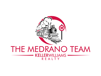 Train/ The Medrano Team at Keller Williams Realty logo design by Republik